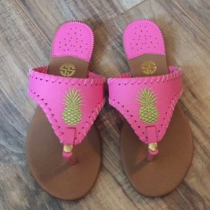 Pink sandals